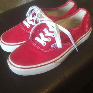 Red Vans